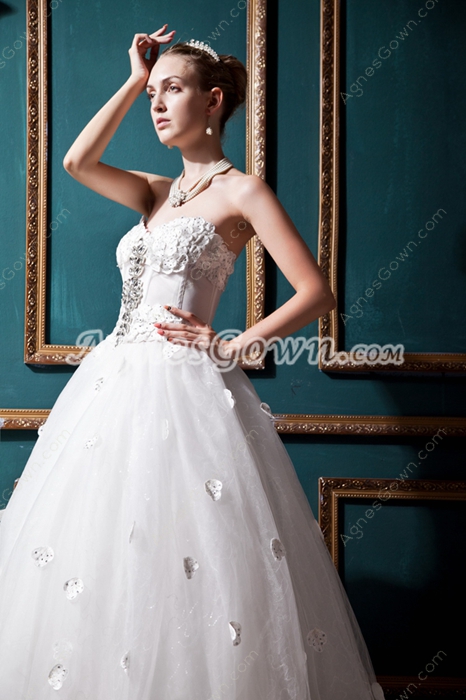 Dreamed Sweetheart Ball Gown Wedding Dress With Appliques 