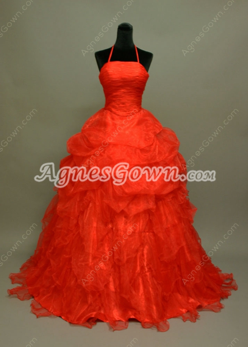 Cheap Red Princess Quinceanera Dresses