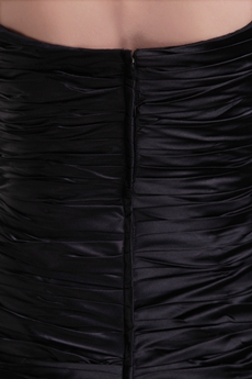 Chic Sheath Mini Length Black Cocktail Dress 