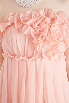 Beautiful Empire Coral Maternity Prom Dress 