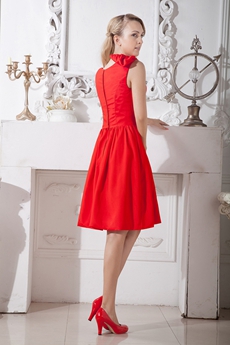 Jewel Neckline Knee Length Homecoming Dress Under 100