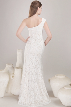Retro 1950 Ivory Lace Wedding Dress 