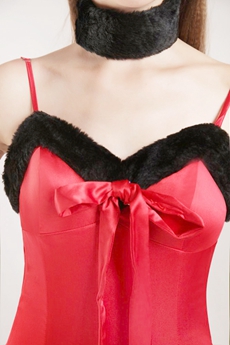Special Spaghetti Straps Christmas Prom Party Dress 