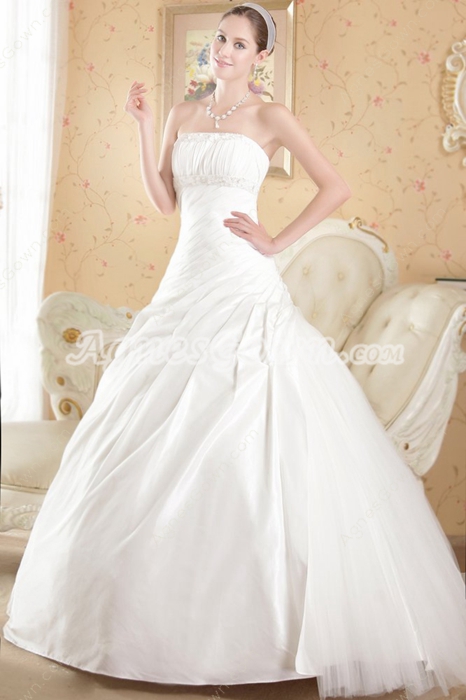 Perfect Couture Wedding Dresses with Ruched Bodice 