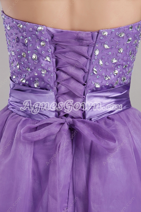 Pretty Sweetheart Lavender Sweet 16 Gowns