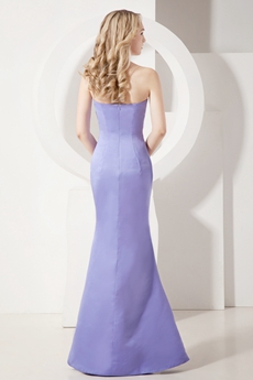 Elegant Lavender Mermaid Evening Dresses  