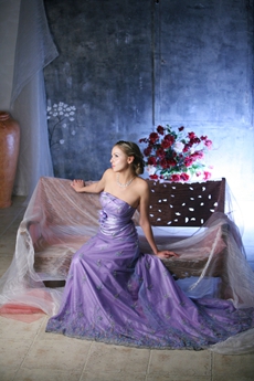 Elegant Lavender Formal Evening Dresses   