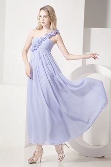 Affordable Lavender Chiffon Bridesmaid Dresses for Pregnant
