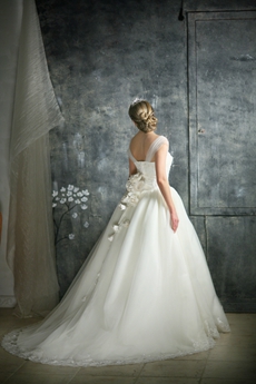 Elegant 2016 Princess Ball Gown Wedding Dress