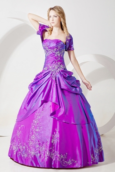 Terrific Lavender Princess Quinceanera Dress with Jacket