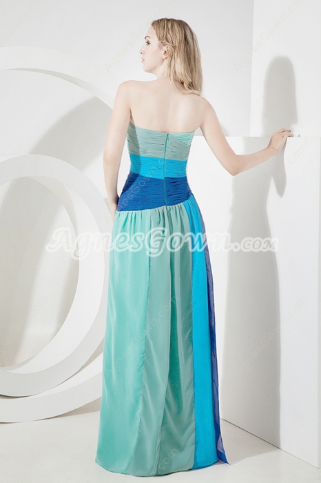 Unique Colorful Chiffon Long Maxi Dresses 