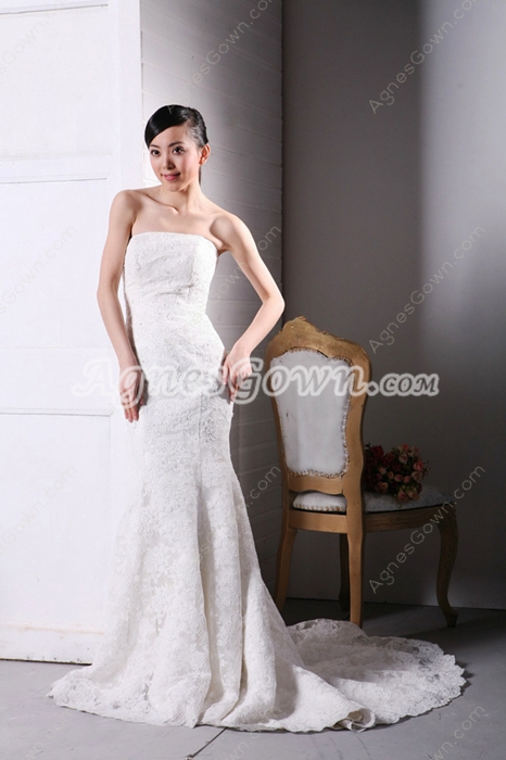 Beautiful Mermaid/Fishtail Lace Wedding Dress 