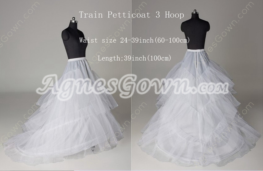 3 Layers Full Length Wedding Petticoats 