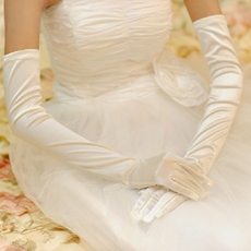 Long Bridal Gloves For Winter Wedding 