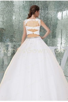 Stylish 2016 Two Pieces Quince Dress 