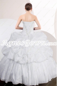 Classy White Ball Gown Quinceanera Dress With Jacket 