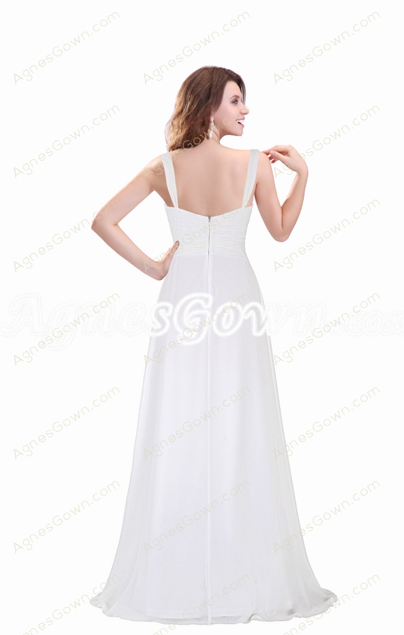 Cheap Straps A-line Simple Bridesmaid Dress 